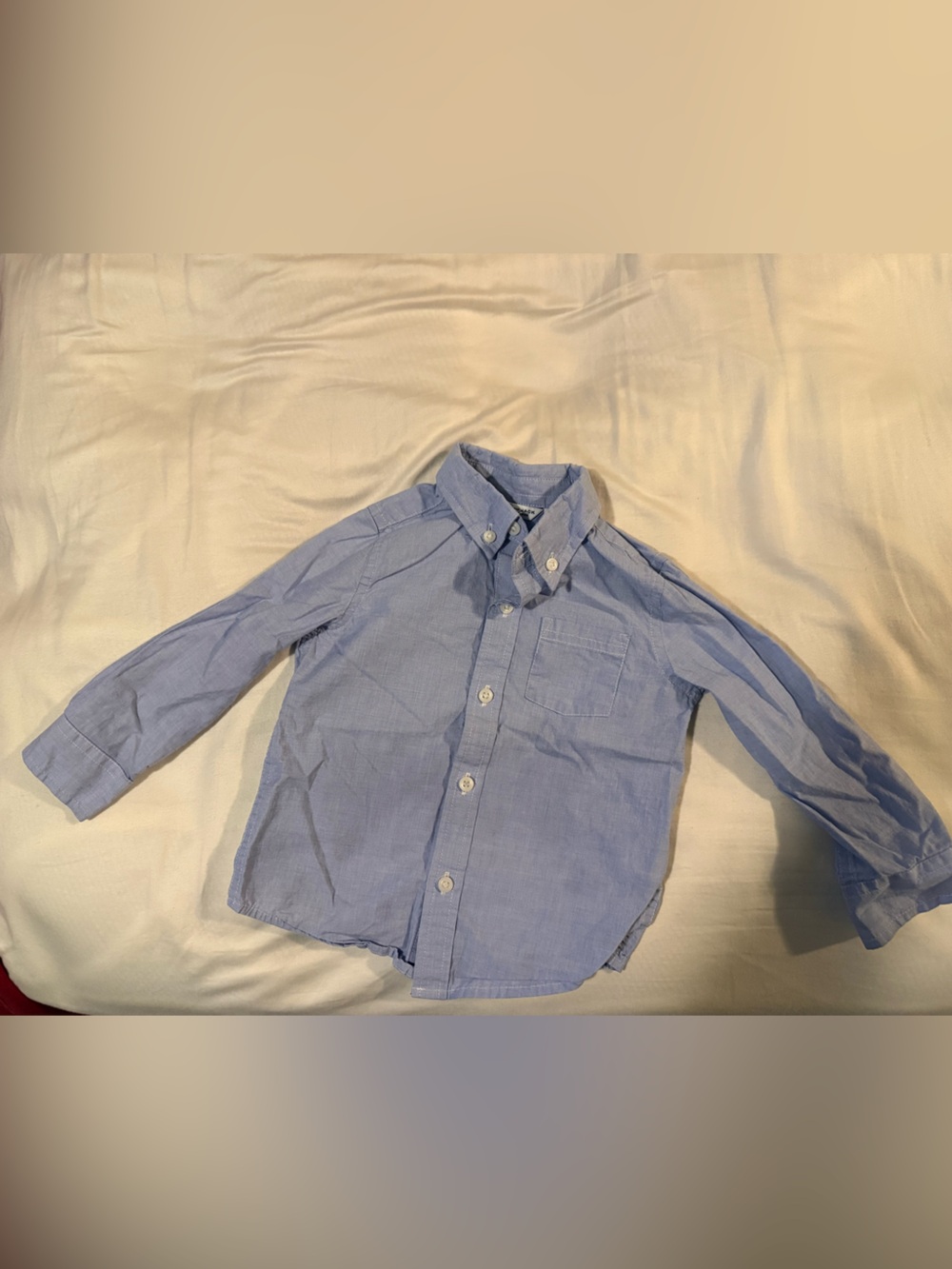 Janie and Jack Light Blue Button-Down Shirt 2T